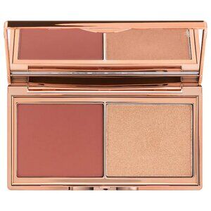 ✔️Charlotte Tilbury Mini Hollywood Blush & Glow Palette #TAN - DEEP ✔ BNIB